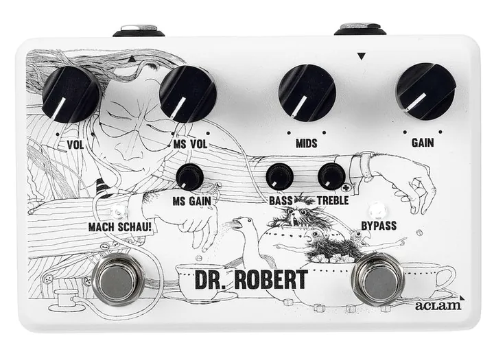 Aclam Dr. Robert V3, connettori sul retro dell'unita