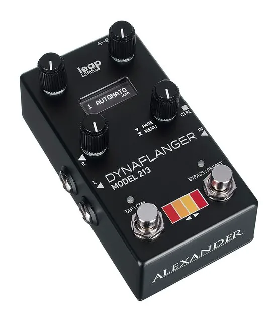Alexander Pedals Dynaflanger 213, manopole viste dall'alto