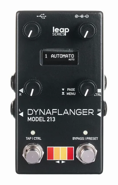Alexander Pedals Dynaflanger 213, connettori sul retro dell'unita