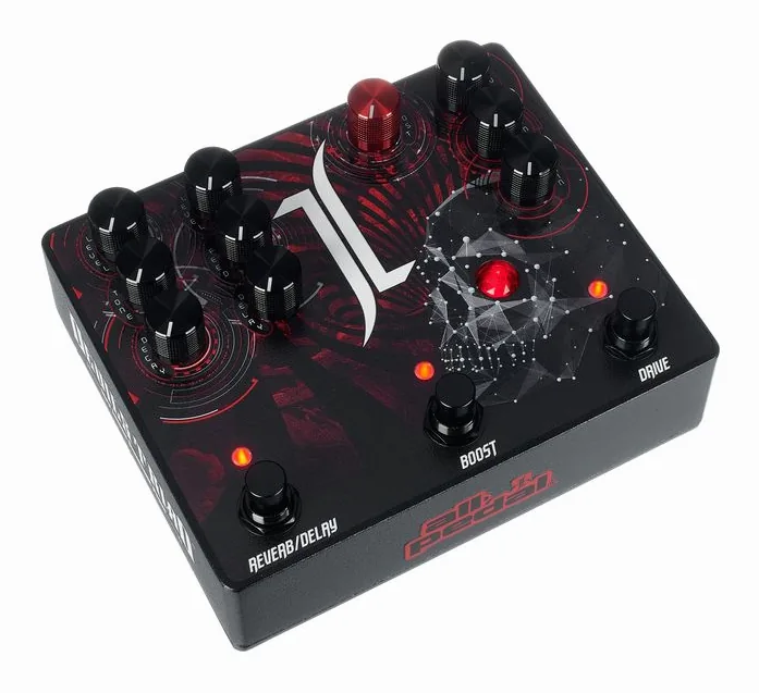Allpedal Devils Triad OD/BST/REV/DEL, ingressi e uscite laterali
