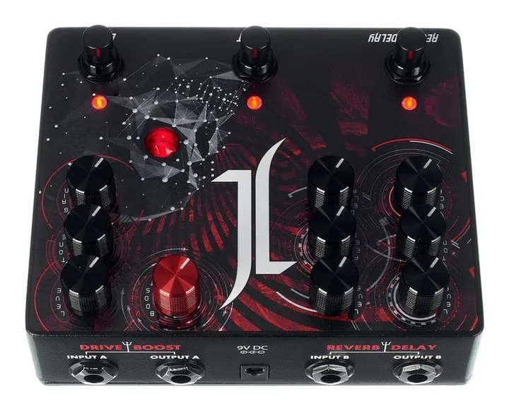 Allpedal Devils Triad OD/BST/REV/DEL, led e interruttore a pedale