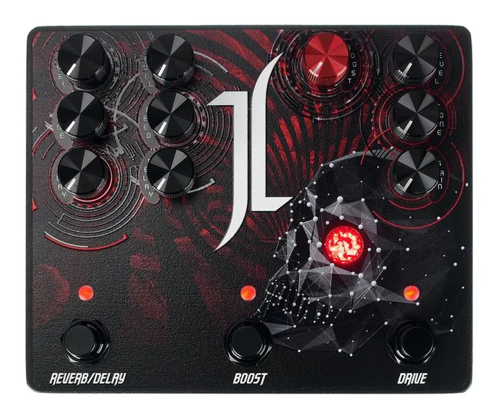 Allpedal Devils Triad OD/BST/REV/DEL, ingressi e uscite laterali