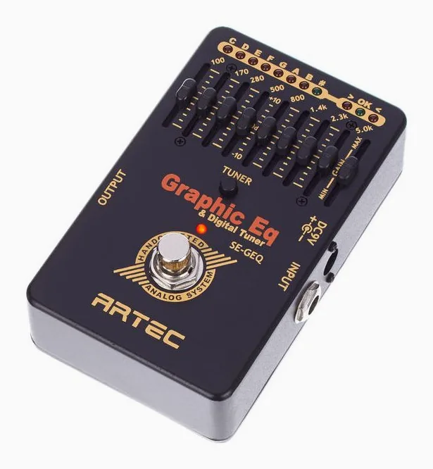 Artec Graphic EQ & Tuner visto di fronte