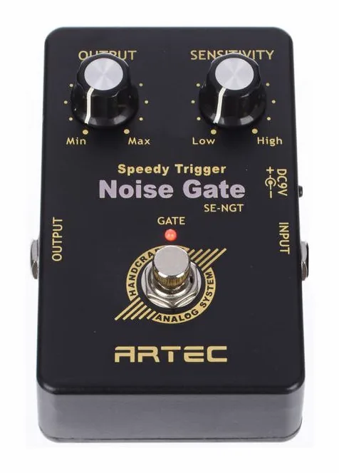 Artec Noise Gate, led e interruttore a pedale