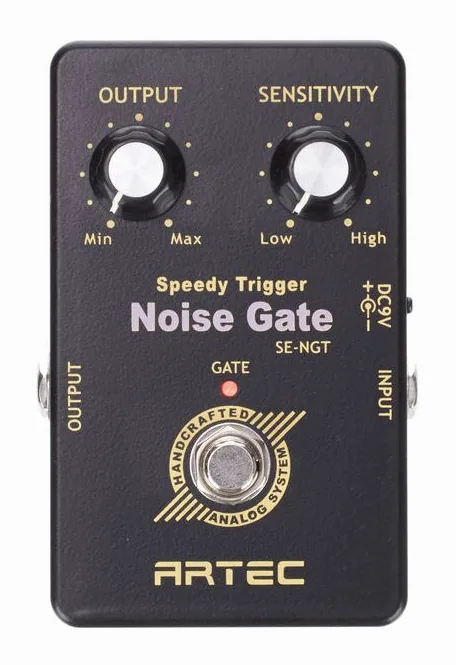 Artec Noise Gate, led e interruttore a pedale