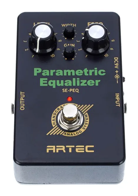 Artec Parametric EQ, manopole viste dall'alto