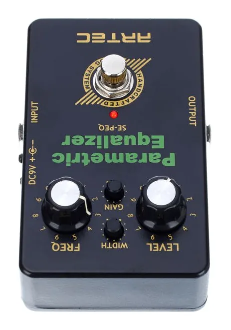 Artec Parametric EQ, connettori sul retro dell'unita