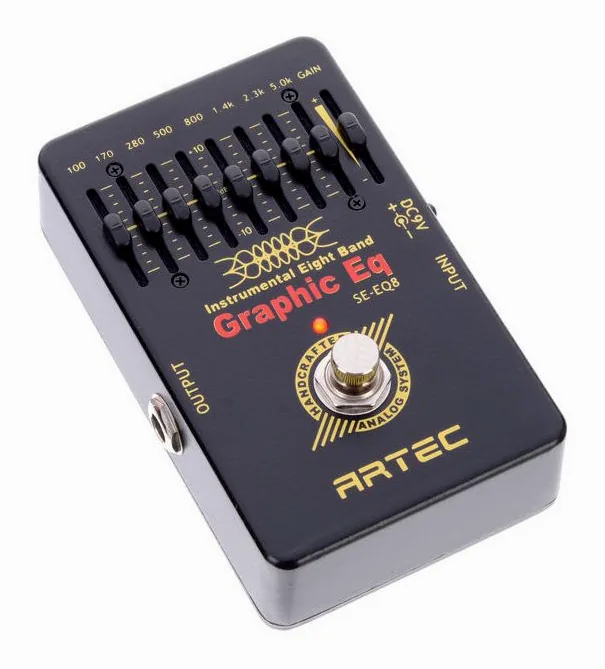 Artec SE-EQ8 Graphic EQ, led e interruttore a pedale