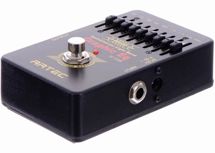 Artec SE-EQ8 Graphic EQ, grafica del pannello superiore