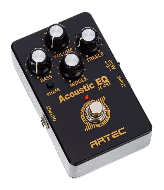 Artec SE-OE3 Acoustic Outboard EQ, led e interruttore a pedale