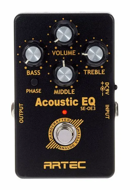 Artec SE-OE3 Acoustic Outboard EQ, manopole viste dall'alto
