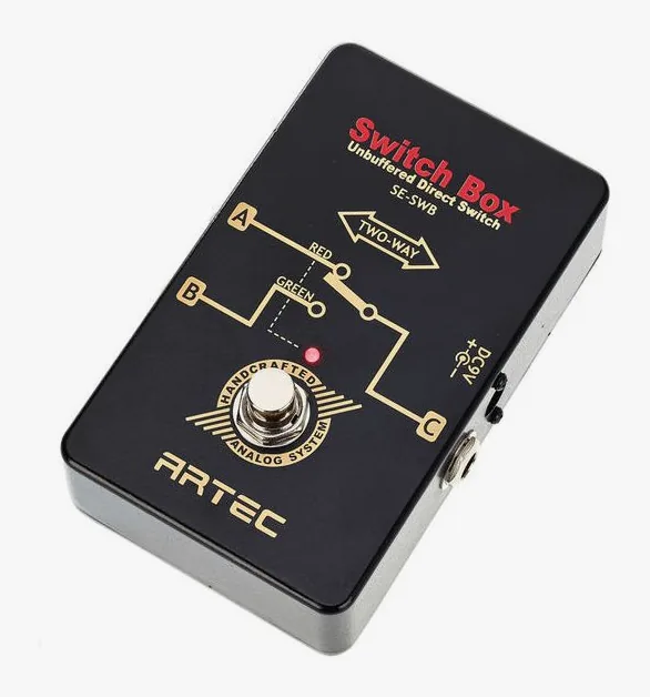 Artec SE-SWB A/B Box, led e interruttore a pedale