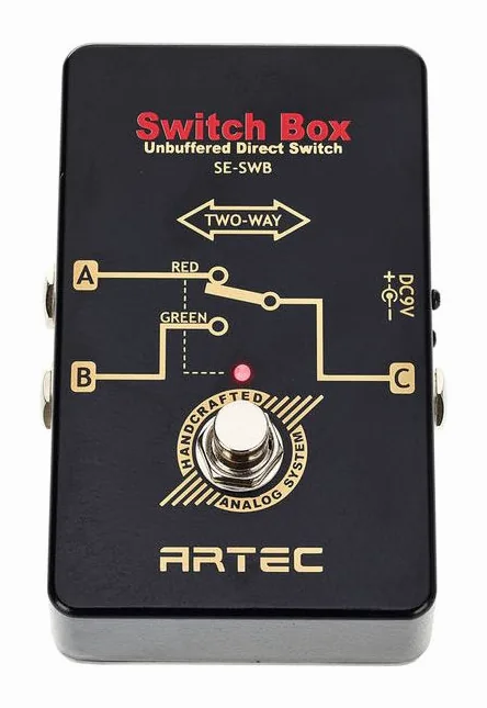 Artec SE-SWB A/B Box, grafica del pannello superiore