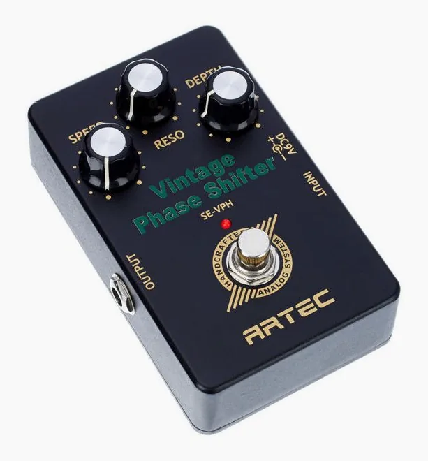 Artec Vintage Phase Shifter, manopole viste dall'alto