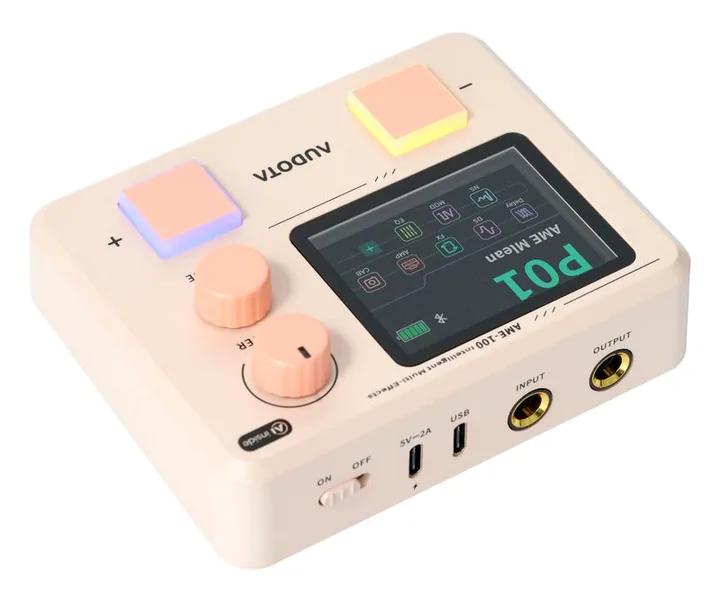 Audota AME-100 Multi-Effects WR, grafica del pannello superiore