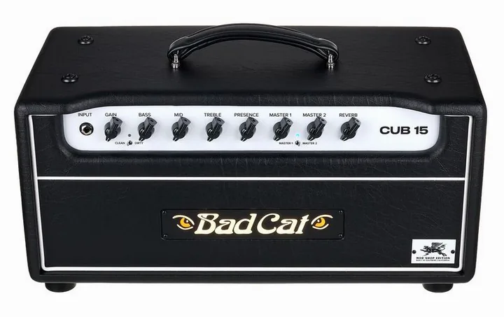 Bad Cat Cub 15 Mod Shop Head, vista dall'alto della testata