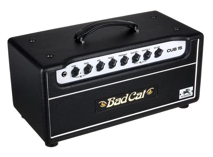 Bad Cat Cub 15 Mod Shop Head, manopole e selettore dei canali