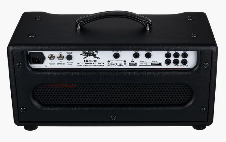 Bad Cat Cub 15 Mod Shop Head, angolo del cabinet