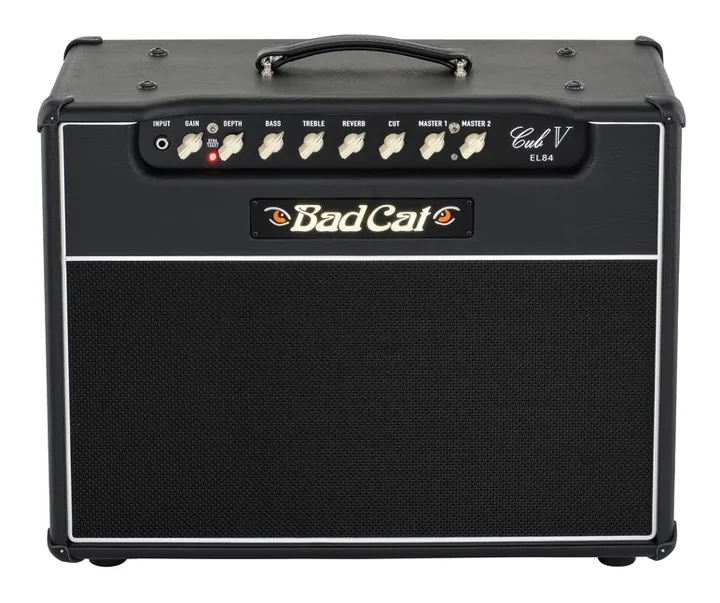 Bad Cat Cub V EL84 1x12 Combo, retro con le prese di collegamento