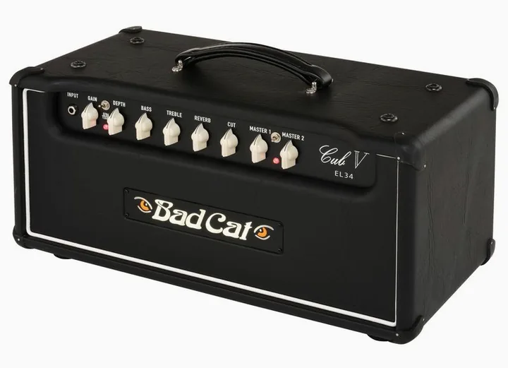 Bad Cat Cub V EL34 Head fotografato frontalmente