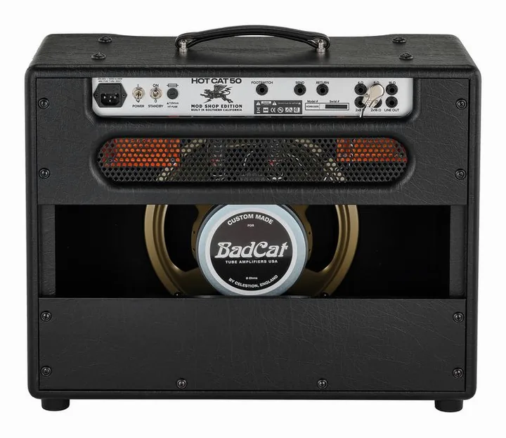 Bad Cat Mod Shop Hot Cat 50 Combo, pannello dei controlli in primo piano