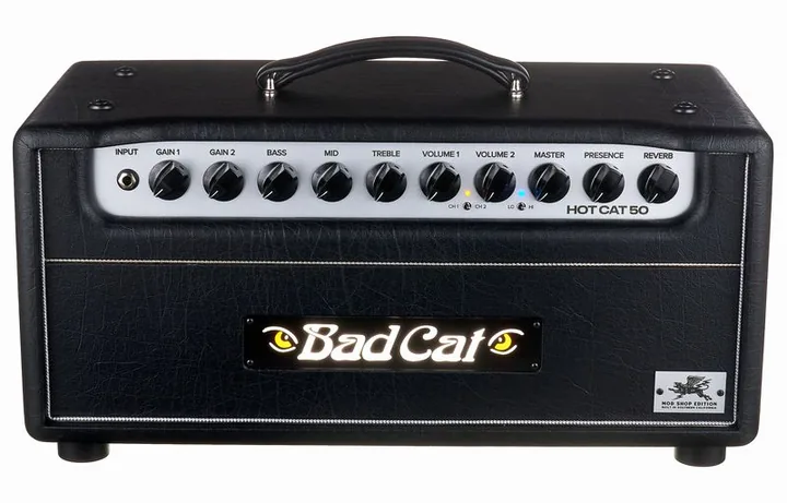 Bad Cat Mod Shop Hot Cat 50 Head, vista dall'alto della testata