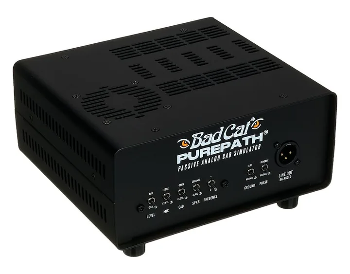 Bad Cat PurePath React Load & Cab Sim, pannello dei controlli in primo piano