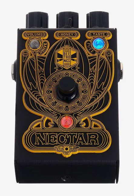 Beetronics Nectar Tone Sweetener, manopole viste dall'alto