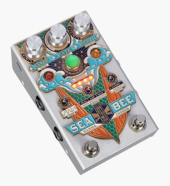 Beetronics Seabee Harmochorus, connettori sul retro dell'unita