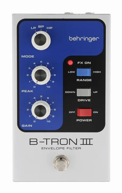 Behringer B-Tron III Envelope Filter, ingressi e uscite laterali