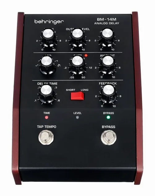 Behringer BM-14M Analog Delay, manopole viste dall'alto