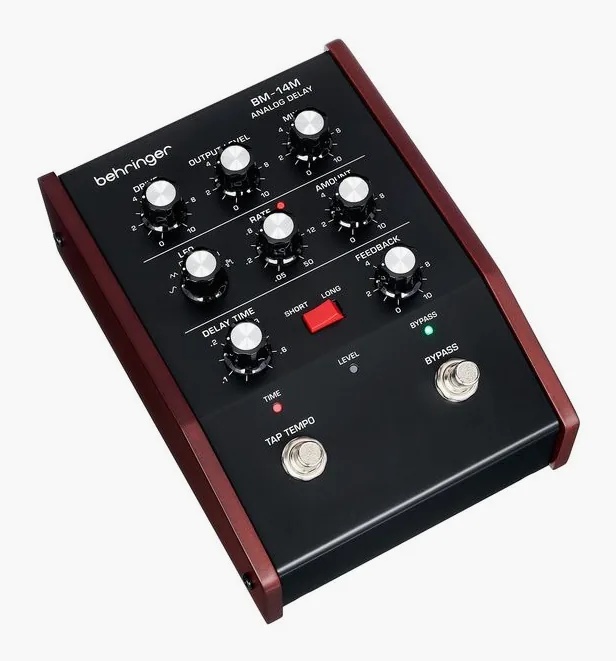 Behringer BM-14M Analog Delay, led e interruttore a pedale