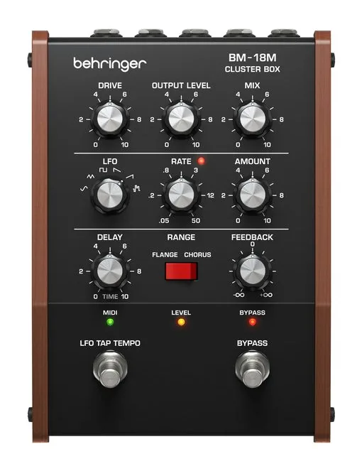 Behringer BM-18M Cluster Box, manopole viste dall'alto