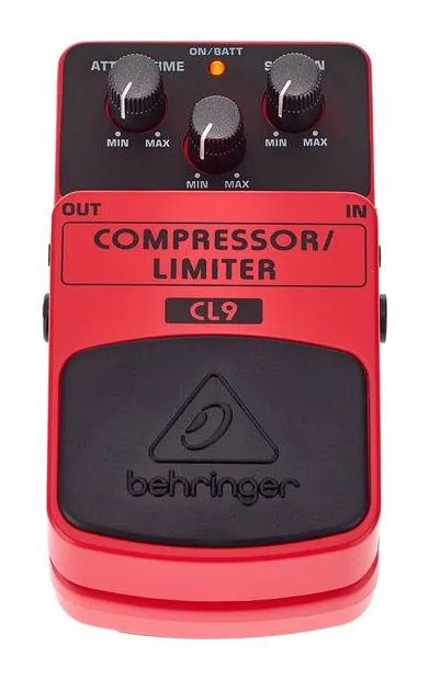 Behringer CL9 Compressor Limiter, grafica del pannello superiore