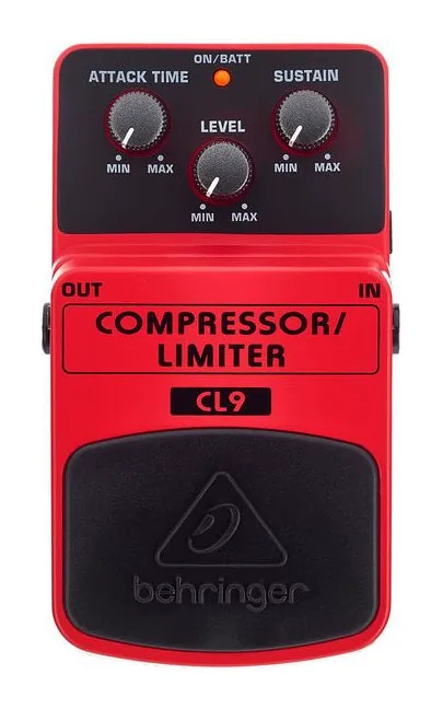 Behringer CL9 Compressor Limiter, led e interruttore a pedale