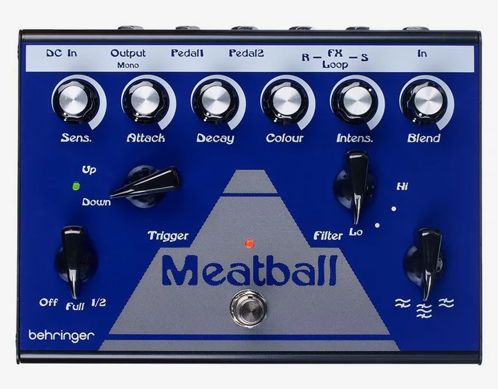 Behringer Meatball, grafica del pannello superiore