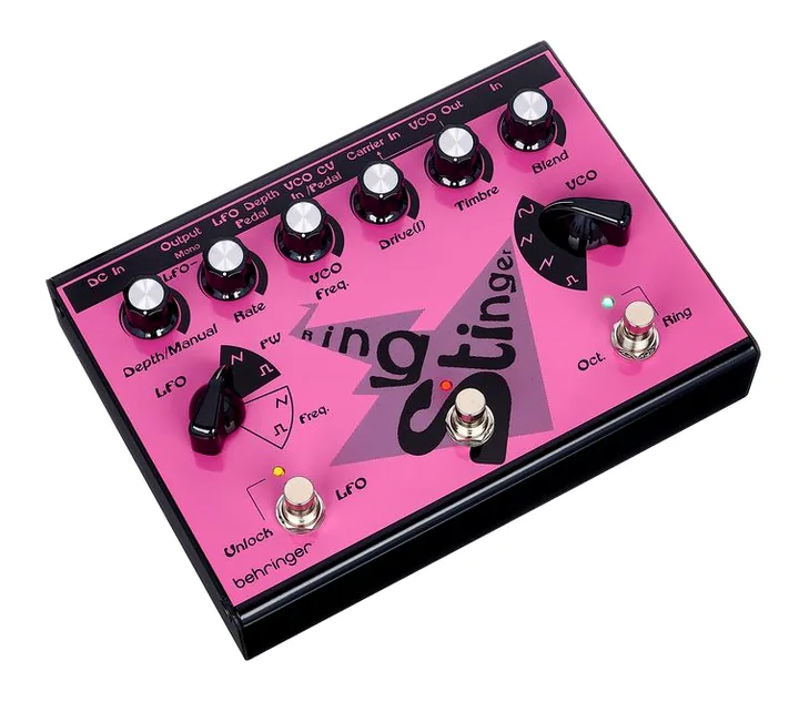 Behringer Ring Stinger, manopole viste dall'alto
