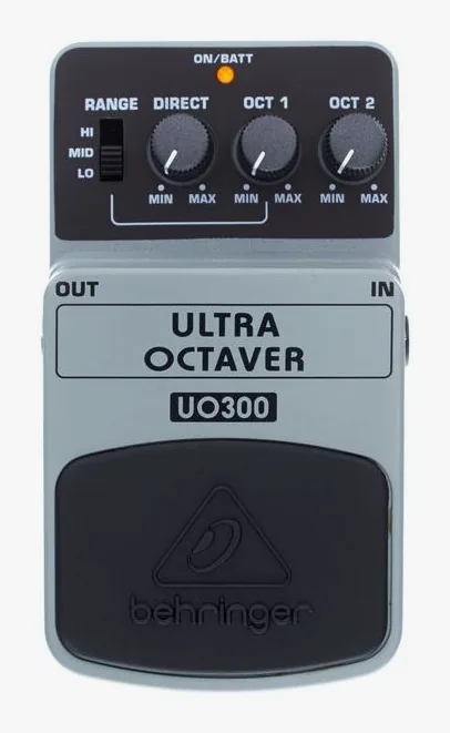 Behringer UO300, manopole viste dall'alto