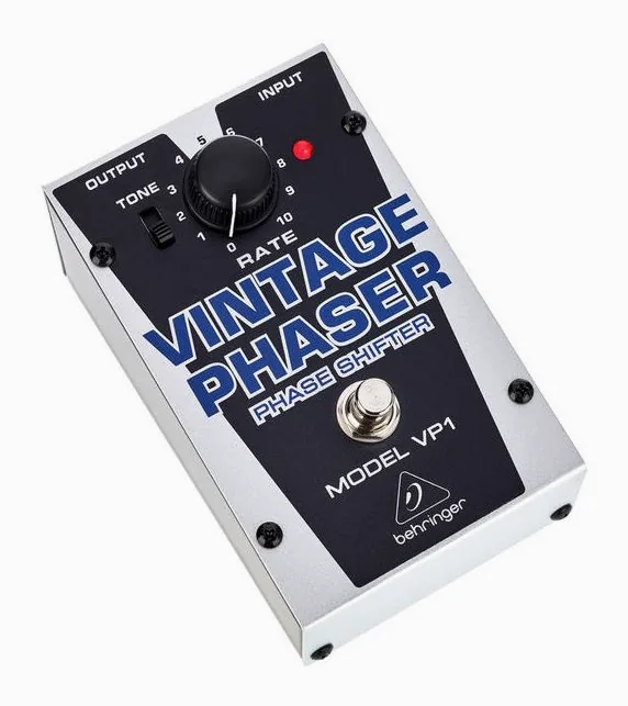 Behringer VP1 Vintage Phaser, ingressi e uscite laterali