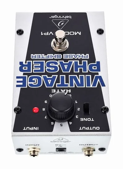 Behringer VP1 Vintage Phaser, ingressi e uscite laterali