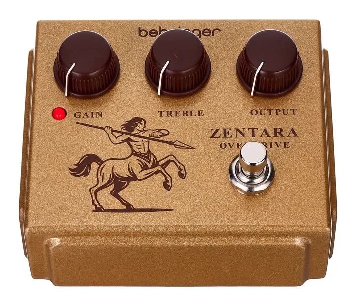 Behringer Zentara Overdrive, manopole viste dall'alto