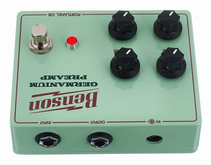 Benson Germanium Preamp, led e interruttore a pedale