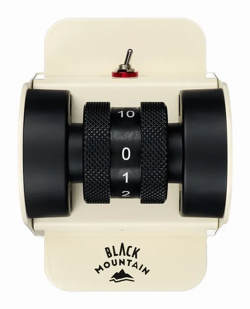 Black Mountain Roller Expression Pedal BMEXP, grafica del pannello superiore