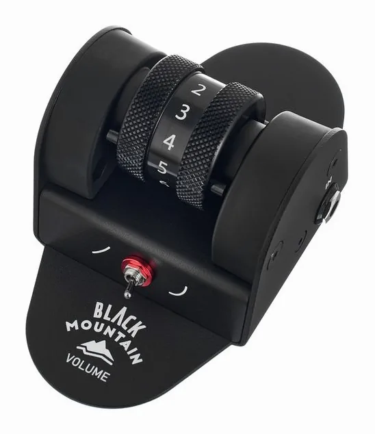 Black Mountain Roller Volume Pedal, manopole viste dall'alto