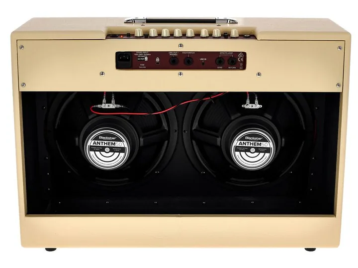 Blackstar Combo 100R 2x12" Beige, angolo del cabinet