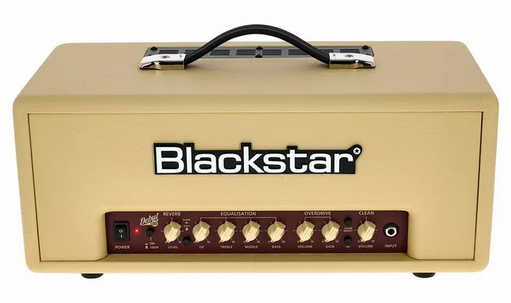 Blackstar Debut 100RH Head Beige, vista dall'alto della testata