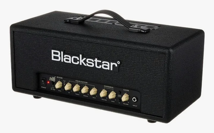Blackstar Debut 100RH Head Black visto di fronte