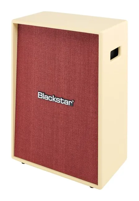Blackstar Debut 212V 2x12 Box Beige in primo piano frontale