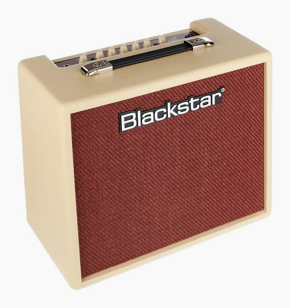Blackstar Debut 30E Combo Beige, logo e finiture del pannello frontale