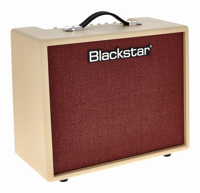 Blackstar Debut 50R Cream Oxblood, pannello dei controlli in primo piano